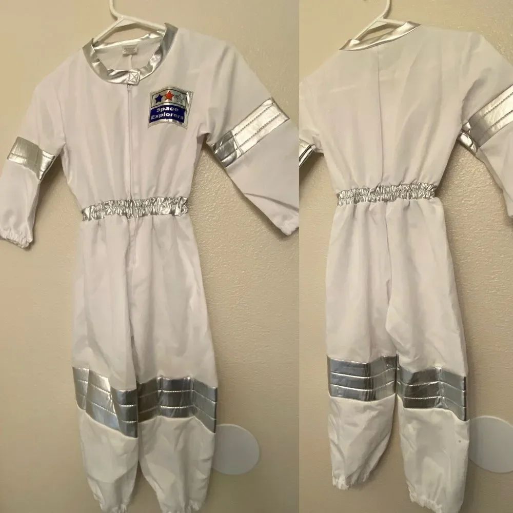 Space explorer Spaceship Jumpsuit Astronaut Halloween Costume NASA COSPLAY 8-10